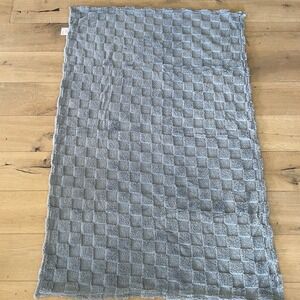 Gray Textured Blanket